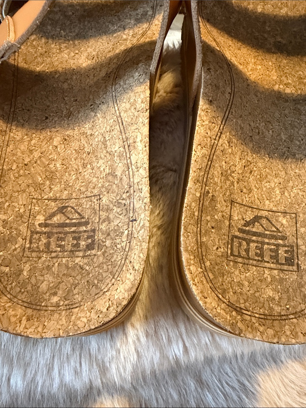 Reef Women's Caramel Braided Double-Strap Slide Sandals - Picture 6 of 7